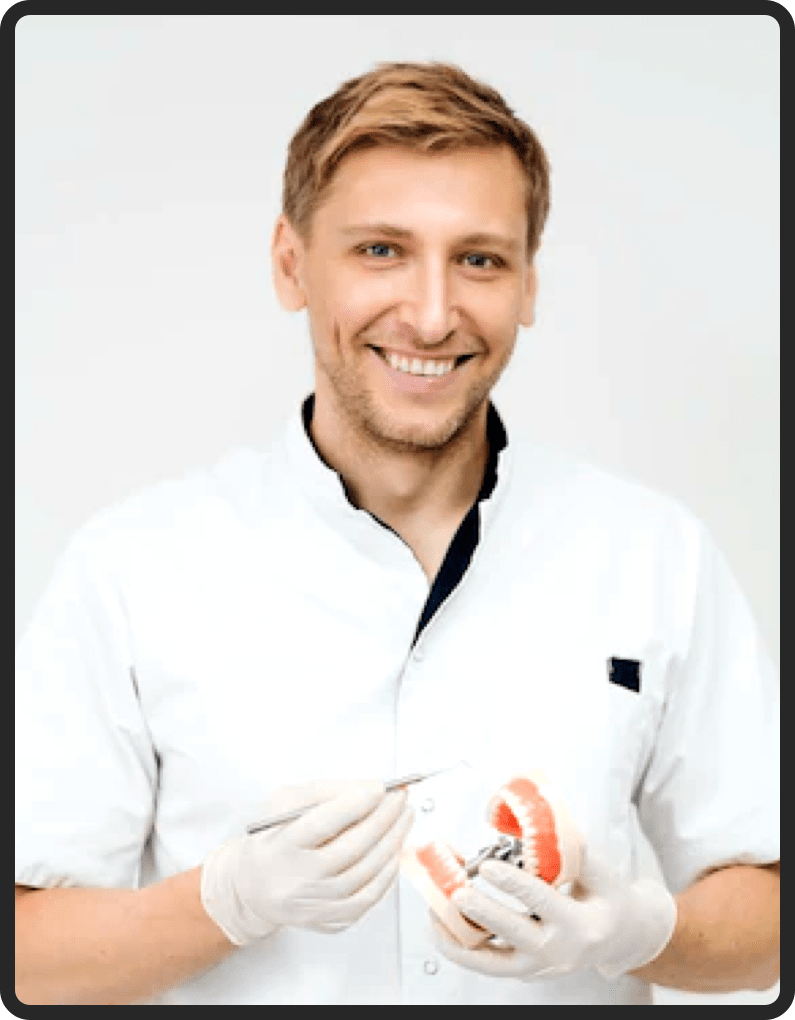 Doctor explaining ProDentim oral probiotic science