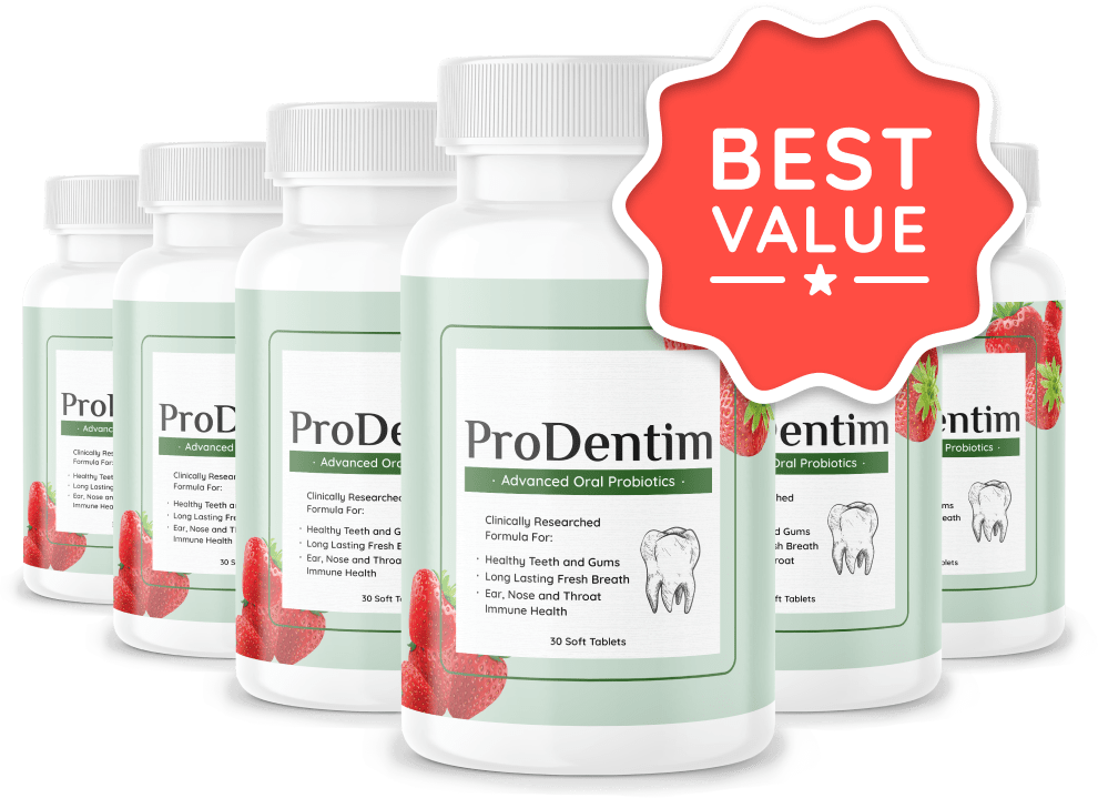 ProDentim 6 bottles 3 plus 3 package